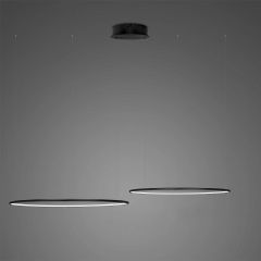 Altavola Design Ledowe Okręgi LA074CO260in3kBLACK lampa wisząca 2x38 W czarna