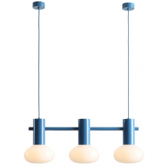 Aldex Flo 7000E31S lampa wisząca 3x10 W niebieska