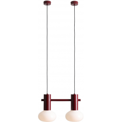 Aldex Flo 7000H27S lampa wisząca 2x10 W czerwona