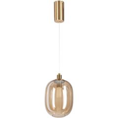 Altavola Design Polar LA019Pamber lampa wisząca 1x6 W złota-bursztynowa
