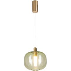 Altavola Design Polar LA019Pgreen lampa wisząca 1x6 W zielona-złota