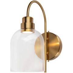 Altavola Design Polar LA019Wclear kinkiet 1x7 W przezroczysty-złoty