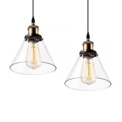 Altavola Design New York Loft La034pp lampa wisząca 2x40 W mosiądz