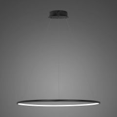 Altavola Design Ledowe Okręgi LA073P80in3k43Wblack lampa wisząca