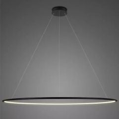 Altavola Design Ledowe Okręgi LA073P200in3kblack inteligentna lampa wisząca 1x75 W czarna