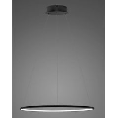 Altavola Design Ledowe Okręgi LA073P40in3k21Wblack lampa wisząca 1x21 W czarna