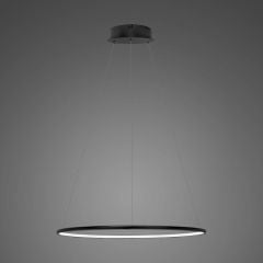 Altavola Design Ledowe Okręgi LA073P40in3kblack lampa wisząca 1x15 W czarna