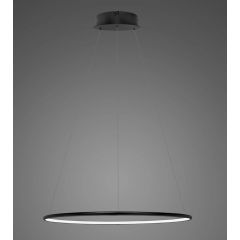 Altavola Design Ledowe Okręgi LA073P40in4k21Wblack lampa wisząca 1x21 W czarna