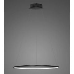 Altavola Design Ledowe Okręgi LA073P40in4k21Wblack lampa wisząca 1x21 W czarna