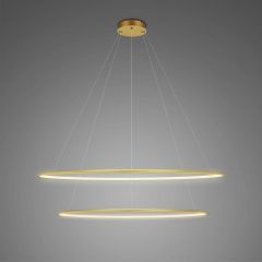 Altavola Design Ledowe Okręgi LA074P100in4kgoldDali lampa wisząca 2x W złota