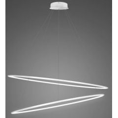 Altavola Design Ledowe Okręgi LA074P120in4kwhite lampa wisząca 2x83 W aluminium