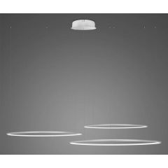 Altavola Design Led Shape LA075CO380in3ksilverdimm lampa wisząca 1x68 W srebrna