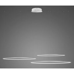 Altavola Design Led Shape LA075CO380in4ksilverdimm lampa wisząca 1x68 W srebrna