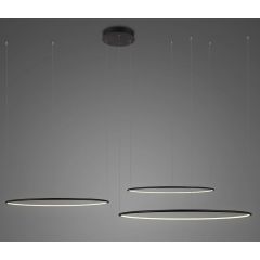 Altavola Design Ledowe Okręgi LA075CO3100in4kblack lampa wisząca 3x91 W czarna