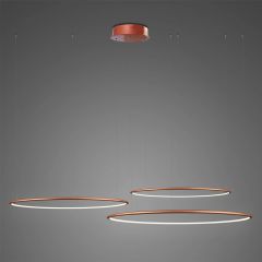 Altavola Design Ledowe Okręgi LA075CO380in3kcopper lampa wisząca 3x68 W miedź