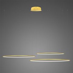 Altavola Design Ledowe Okręgi LA075CO3100in3kgold lampa wisząca 3x91 W złota