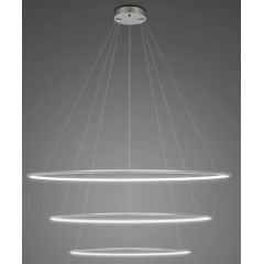 Altavola Design Led Shape LA075P100in4ksilverdimm lampa wisząca 1x91 W srebrna