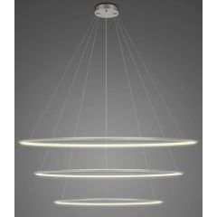 Altavola Design Led Shape LA075P120in3ksilverDali lampa wisząca 1x91 W srebrna