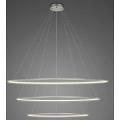 Altavola Design Led Shape LA075P120in3ksilverdimm lampa wisząca 1x113 W srebrna