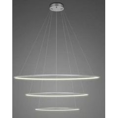 Altavola Design Led Shape LA075P80in4ksilverdimm lampa wisząca 1x68 W srebrna