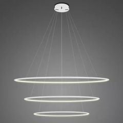 Altavola Design Ledowe Okręgi LA075P100in3kwhite lampa wisząca 3x91 W biała