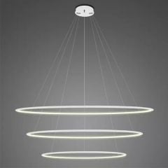 Altavola Design Ledowe Okręgi LA075P120in3kwhite lampa wisząca 3x163 W biała