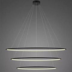 Altavola Design Ledowe Okręgi LA075P150in3kblack lampa wisząca 3x139 W miedź