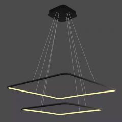 Altavola Design Ledowe Kwadraty LA077P60in3kblack lampa wisząca 2x75 W czarna