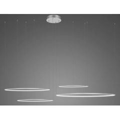 Altavola Design Led Shape LA084CO4100in3ksilver lampa wisząca 1x106 W srebrna