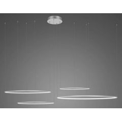 Altavola Design Led Shape LA084CO4100in3ksilverdimm lampa wisząca 1x106 W srebrna