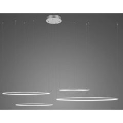 Altavola Design Led Shape LA084CO4100in4ksilver lampa wisząca 1x106 W srebrna