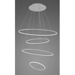 Altavola Design Led Shape LA084P100in3ksilverdimm lampa wisząca 1x106 W srebrna