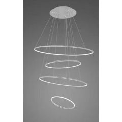 Altavola Design Led Shape LA084P100in4ksilver lampa wisząca 1x106 W srebrna