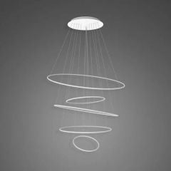 Altavola Design Ledowe Okręgi LA085P120in3kwhite lampa wisząca 5x151 W biała