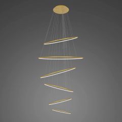 Altavola Design Ledowe Okręgi LA086/P100in2700kgolddimm lampa wisząca 6x160 W złota