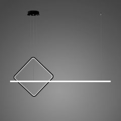 Altavola Design Linea LA087PD403kblackwhite lampa wisząca 2x33 W czarna