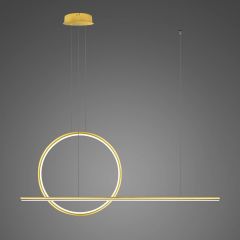 Altavola Design Linea LA087PX100404kgold lampa wisząca 2x23 W złota