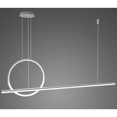 Altavola Design Led Shape LA087PX143403ksilverdimm lampa wisząca 1x23 W srebrna