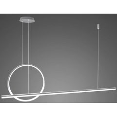 Altavola Design Led Shape LA087PX143404ksilver lampa wisząca 1x23 W srebrna