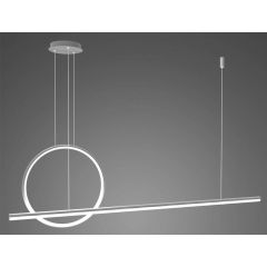 Altavola Design LA087PX143404ksilverDali lampa wisząca 1x68 W srebrna