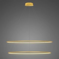 Altavola Design Ledowe Okręgi LA074P120in4kgolddimm lampa wisząca 2x W złota
