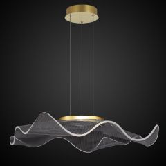 Altavola Design Velo LA101P2gold lampa wisząca 1x30 W przezroczysta