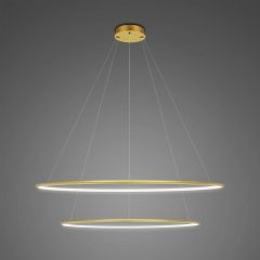 Altavola Design Ledowe Okręgi LA074P80in4kgoldDali lampa wisząca 2x53 W złota