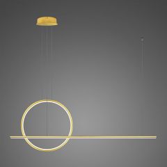 Altavola Design Linea LA087PX120404kgold lampa wisząca 2x30 W złota