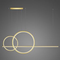 Altavola Design Linea LA087P2X60401503kgold lampa wisząca 3x57 W złota