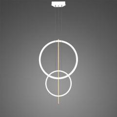 Altavola Design Linea LA0872P60401003kwhitegold lampa wisząca 3x51 W biała-złota