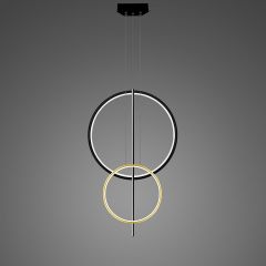 Altavola Design Linea LA0872P60401003kblackgold2 lampa wisząca 3x51 W czarna-złota