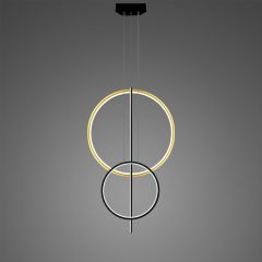 Altavola Design Linea LA0872P60401003kblackgold lampa wisząca 3x51 W czarna-złota