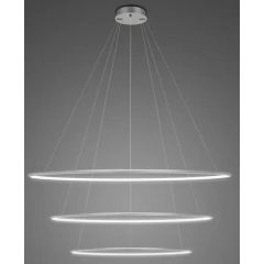Altavola Design Led Shape LA075P100in4ksilver lampa wisząca 1x91 W srebrna