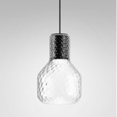 Aqform Modern Glass 59839M930D90012 lampa wisząca 1x8 W czarna